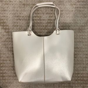Gorgeous Neiman Marcus champagne tote bag